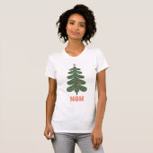 T-shirt Arbre de Noël familial (Devant entier)