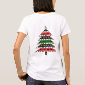 T-shirt Arbre de Noël Greyhound (Dos)