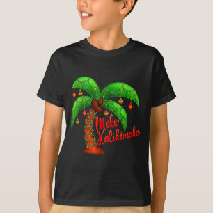 T-shirt Arbre de Noël hawaïen Mele Kalikimaka Coco