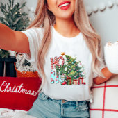 T-shirt arbre de Noël Ho Ho