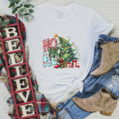 T-shirt arbre de Noël Ho Ho