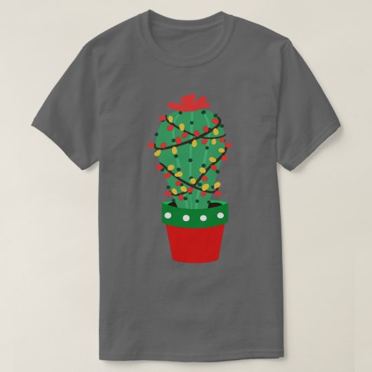 T-shirt Arbre de Noël I Cactus (Design devant)