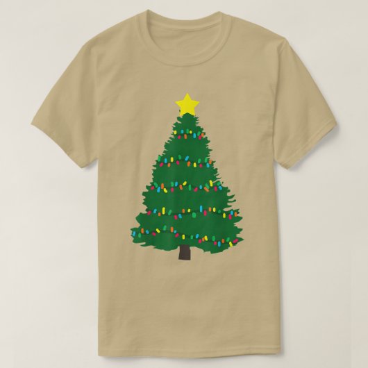 T-shirt Arbre de Noël Joyeux Noël Pajama F (Design devant)
