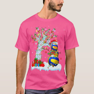 T-shirt Arbre de Noël Lumineux Bonhomme de Neige Drôle Vol