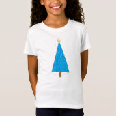 T-Shirt Arbre de Noël moderne (Devant)