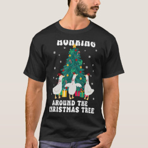 T-shirt Arbre De Noël Oie De Canard Drôle