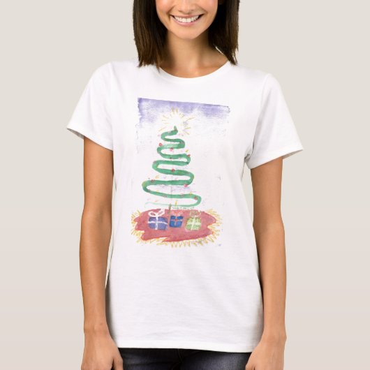 T-shirt Arbre de Noël par Wendy C. Allen (Devant)