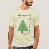 T-shirt Arbre de Noël parfait (Devant)