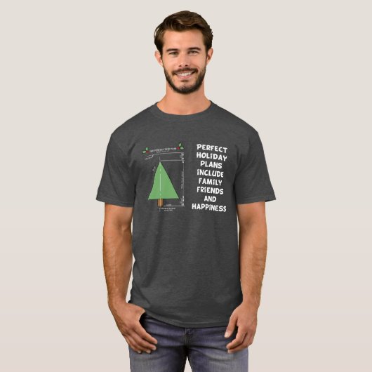 T-shirt Arbre de Noël parfait (Devant entier)