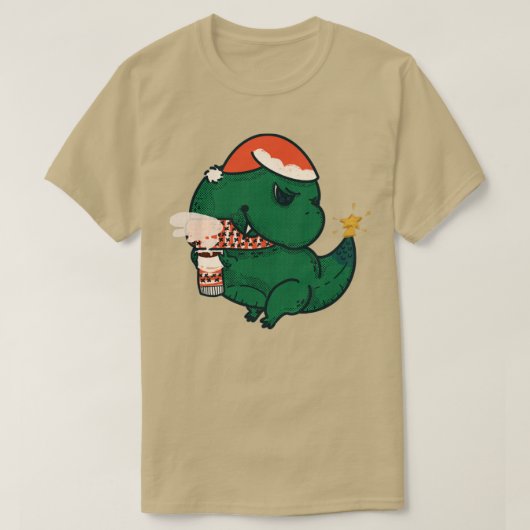 T-shirt Arbre de Noël Rex (Design devant)