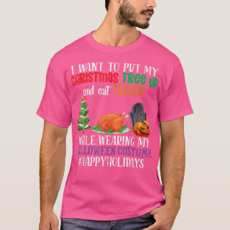T-shirt Arbre de Noël Turquie, Joyeuses fêtes, Noël L