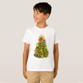 T-shirt Arbre de Noël vert (Devant entier)