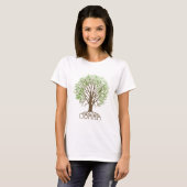 T-shirt Arbre de paix d'Obama (Devant entier)