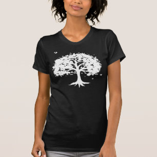 T-shirt Arbre de papillon, foncé