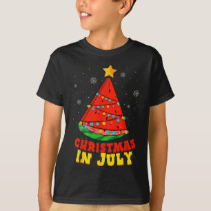 T-shirt Arbre de pastèque de vacances d'été de Noël en jui