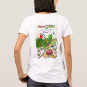 T-shirt Arbre de perroquets et de Noël (Dos)