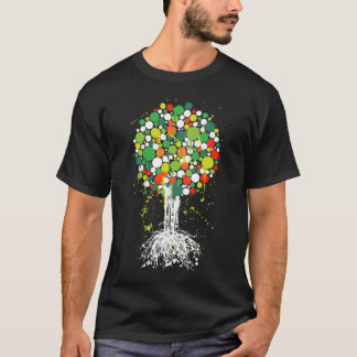 T-shirt Arbre de pièce en t de vert de la vie (hommes) -