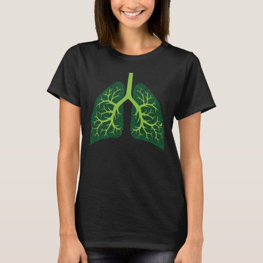 T-shirt Arbre de poumon (Devant)