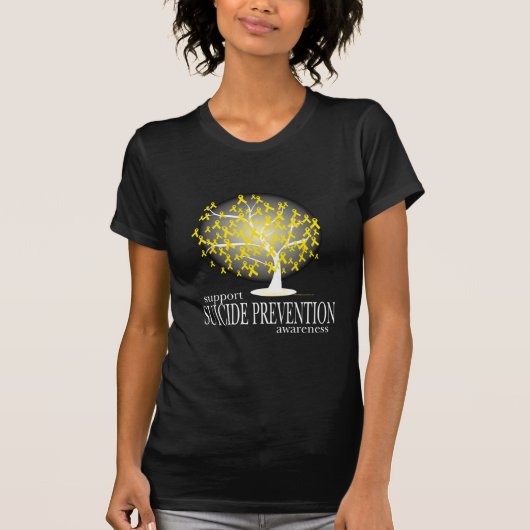 T-shirt Arbre de prévention de suicide (Devant)