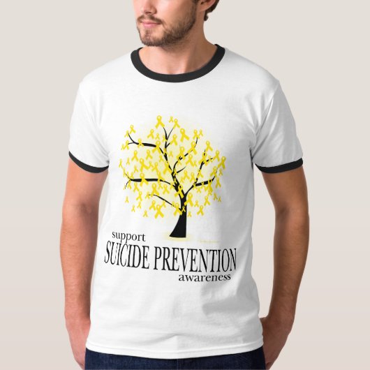 T-shirt Arbre de prévention de suicide (Devant)