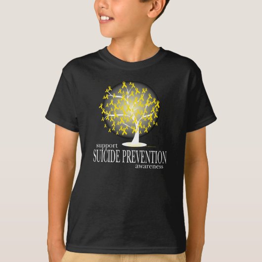 T-shirt Arbre de prévention de suicide (Devant)