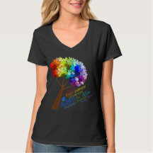 Arbre de puzzle d'arc-en-ciel de sensibilisation