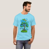 T-shirt Arbre de recyclage (Devant entier)