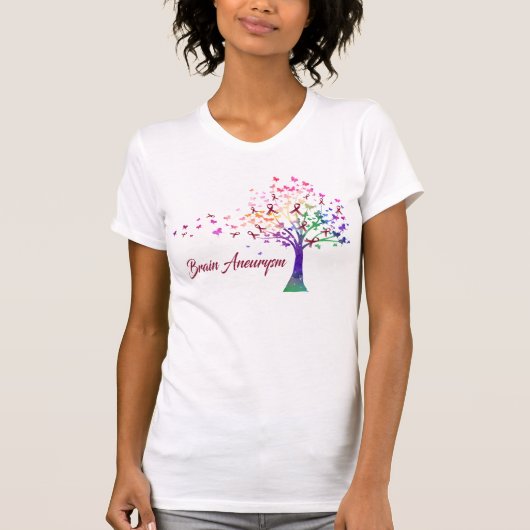 T-shirt Arbre de sensibilisation à l'athéisme cérébral (Devant)