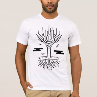 T-shirt Arbre de techno