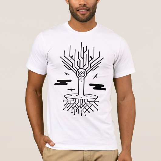 T-shirt Arbre de techno (Devant)