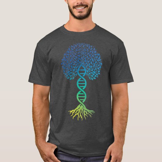 T-shirt Arbre de vie ADN science génétique Jour des terres (Devant)