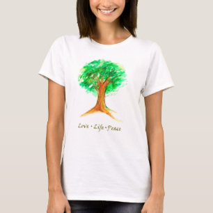 T-shirt Arbre de vie Aimer la paix