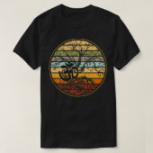 T-shirt Arbre de vie avec Om Symbole Yoga Cadeau Retro Pul (Design devant)