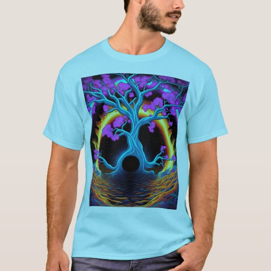 T-shirt Arbre de vie coloré (Devant)