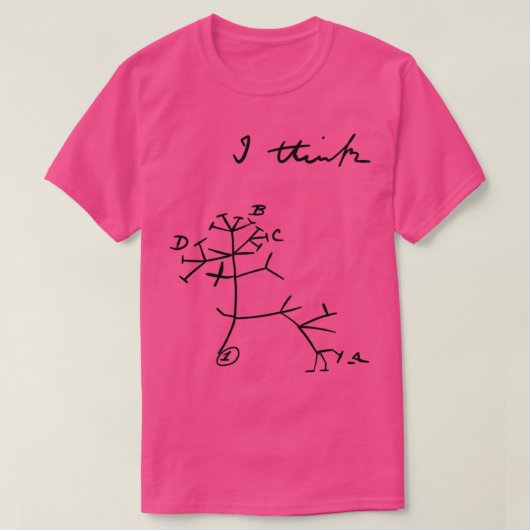 T-shirt Arbre de vie Darwin (Design devant)