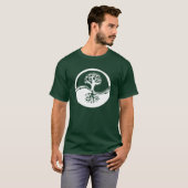 T-shirt Arbre de vie de Yin Yang (Devant entier)