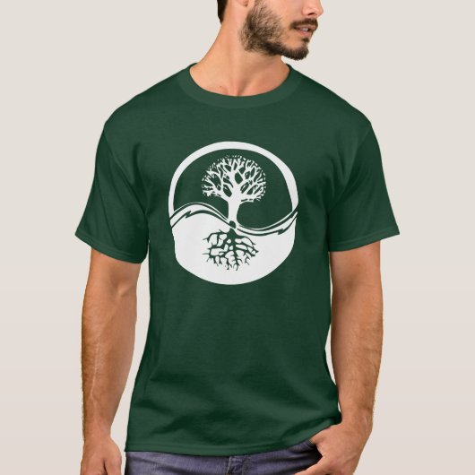 T-shirt Arbre de vie de Yin Yang (Devant)