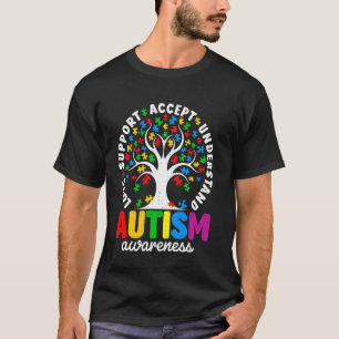 T-shirt Arbre de vie drôle Mois de la sensibilisation à l'