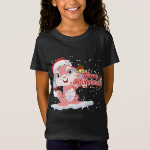 T-Shirt Arbre d'éclairage Noël Lapin Lapin Lapin Lapin Lap