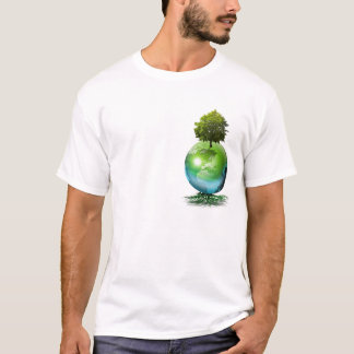 T-shirt Arbre du monde - concept d'écologie