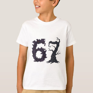 T-shirt Arbre Effrayant Et Ts Fichus Prof Drôle 67 Hallowe