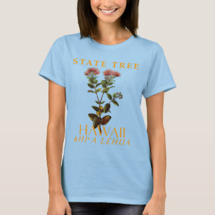 T-shirt Arbre endémique du territoire d'Hawaï, arbre Lehua