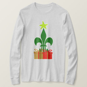 T-shirt Arbre et cadeau de Noël de la Louisiane Fleur De