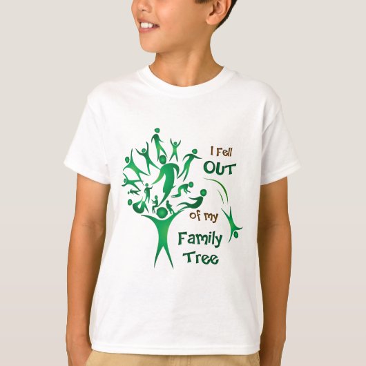 T-shirt Arbre familial amusant (Devant)