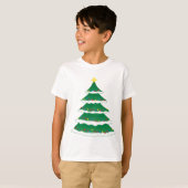 T-shirt Arbre généalogique de Noël de vacances gaies de (Devant entier)