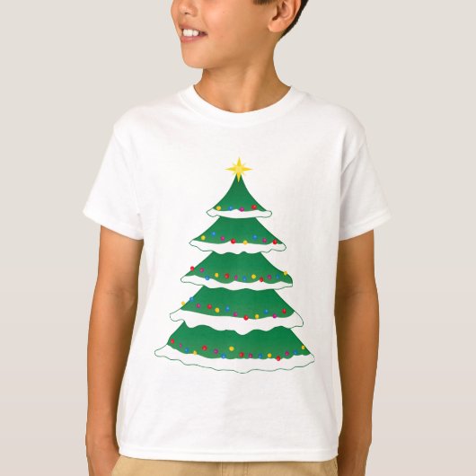 T-shirt Arbre généalogique de Noël de vacances gaies de (Devant)