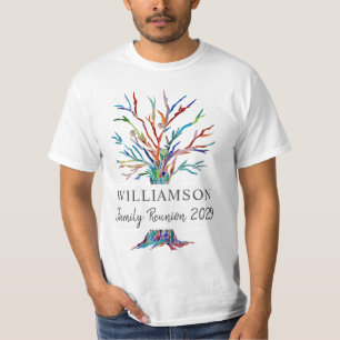 T-shirt Arbre Généalogique Personnalisé Réunion de Famille