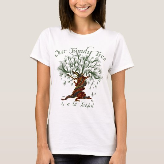T-shirt arbre généalogique un peu tordu (Devant)