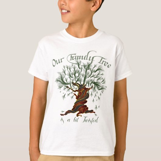 T-shirt arbre généalogique un peu tordu (Devant)