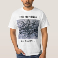 Arbre gris Abstrait Piet Mondrian